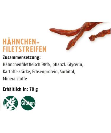 Buy Christopherus Chew Sticks for Dogs - Natural Chicken Fillet Strips 70g | Warm Air Dried Treats - International Shipping - Buy Online on GoSupps.com