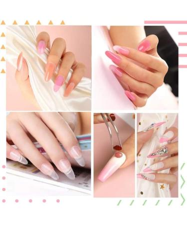Sttoce Poly Nail Gel Kit Polygel Builder Nail Kit with 8 Colours UV Gel 100 Nail Extension Shapes Mini UV Lamps Nail Files Brushes for Nail Manicures Beginners Starter Kit DIY at Home - Buy Online on GoSupps.com