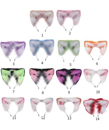 TQUXNGA Lovely Kitten Ear Shape Hair Hoop Cosplay Anime Character Hairband Live Broadcast Cosplay Headwear for Teens Woman 11 - Buy Online on GoSupps.com