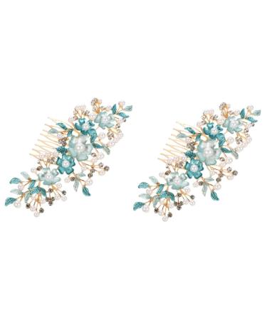 minkissy Accessories hair plug rhinestone barrettes girls hair s wedding hair s for brides gajra flower hair s for hair combs for women accessories headpiece for women hair comb Comb