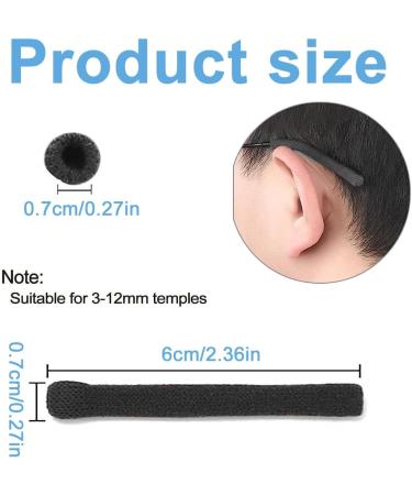 Ucunjia Glasses Brick Coating - 6 Pairs Anti-Slip Hinge Glasses for Myopia & Sunglasses - Soft & Comfortable Ear Protection - Buy Online on GoSupps.com