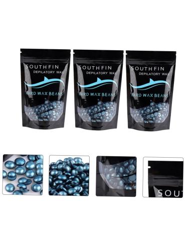 Minkissy 3 Packs Blue Wax Beans for Hair Removal - Body Hot Wax Tool (15.7x10x5CM) | International Shipping Available - Buy Online on GoSupps.com