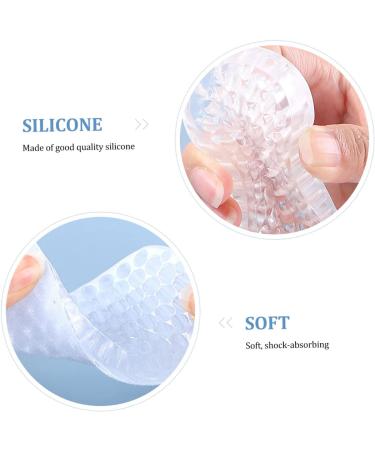 FRCOLOR Height Increasing Insoles - 2 Pairs for Women & Men | Heel Cups for Elevation & Comfort | Thermal Flannel Support Pads | 12x6cm - Buy Online on GoSupps.com