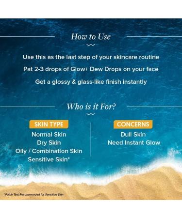 Glow+ Juicy Dew Drops - Hydrating Highlighter with Vitamin C & Papaya | Smooth Glossy Finish | 1.01 Fl Oz - Buy Online on GoSupps.com