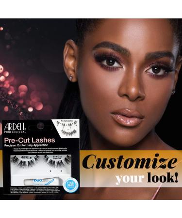 Ardell Pre-Cut Demi Wispies False Lashes 4 Pack with Free DUO Adhesive - Buy Online on GoSupps.com