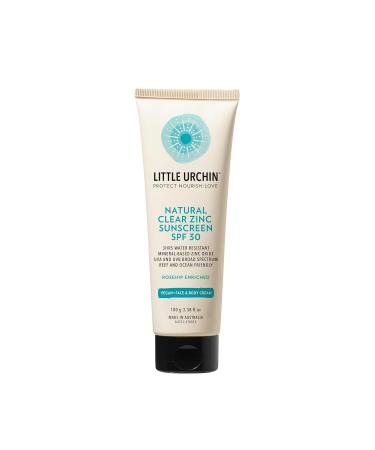 Natural Clear Zinc Sunscreen SPF 30 - Broad Spectrum Water-Resistant Vegan Reef Safe | 22.75% Zinc Oxide | 3.4 oz - Buy Online on GoSupps.com