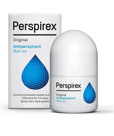 PERSPIREX Comfort Antiperspirant for Men & Women - Unscented Deodorant Men & Women with Excessive Sweating Can Rely On - Clinically Proven to Protect Against Sweat & Odor (Original)  0.85 Fl Oz