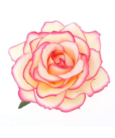 SOIMISS 2 1 Rose Hair Clip for Girl Flower Hair Clips Rose Flower Hair Accessories Rose Flower Hair Pins Mexican Jewelry for Women Floral Hair Clips Hair Flower Clips Bohemia Miss Hibiscus