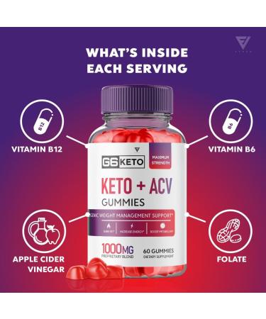 G6 Keto + ACV Gummies (5 Pack) - Advanced Weight Loss Supplement with Apple Cider Vinegar - 300 Gummies - Buy Online on GoSupps.com