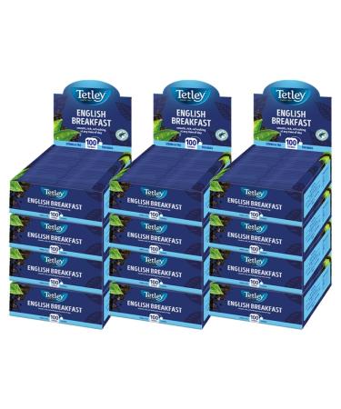 Tetley English Breakfast String & Tag Tea Bags 12 x 100s
