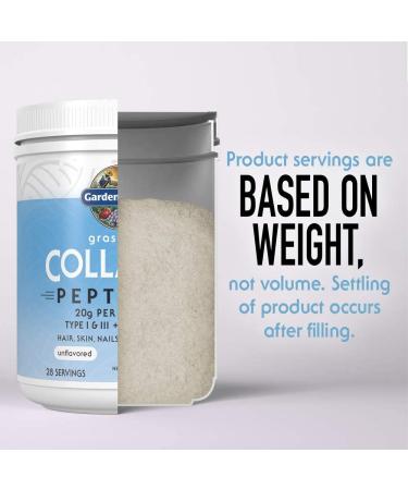 Garden of Life Grass Fed Collagen Peptides Unflavored - 19.75 oz (560 g) | Grass-Fed Protein & Nutritional Boost - Buy Online on GoSupps.com