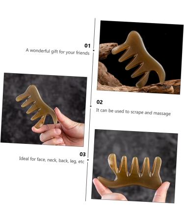 Plafope Guasha Massage Tool - Schabekamm for Hair & Body Massage | International Shipping - Buy Online on GoSupps.com