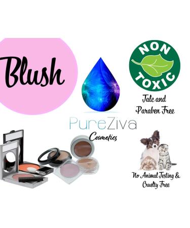 Pure Ziva Radiant Orchid Vegan Blush Powder - Talc & Paraben Free, Cruelty Free - Buy Online on GoSupps.com