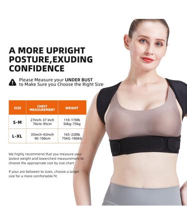 ZSZBACE Posture Corrector for Men and Women - Adjustable Upper Back Brace for Neck, Spine, and Shoulder Pain Relief - L/XL - Buy Online on GoSupps.com