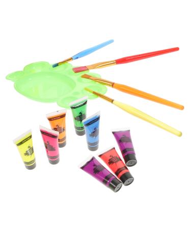 Beaupretty 1 Set body paint face body halloween body masquerade body pigment mixing makeup body blacklight face fluorescent body face makeup water soluble pigment powder party supplies