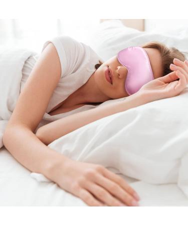 4 Pcs Silk Sleep Mask Set - Soft Satin Eye Covers for Sleeping & Travel - Elastic Strap Eyeshade for Men & Women - 4 Colors Available - Buy Online on GoSupps.com