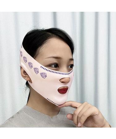 V- Face Lift Strap Chin and Cheek Lifting Bandage Chin Strap & Jawline Shaper Reduce Pwelling and Firm Skin Double Chin Strap Reusable Beauty Face and Chin Lift Mask bag 03 - Buy Online on GoSupps.com