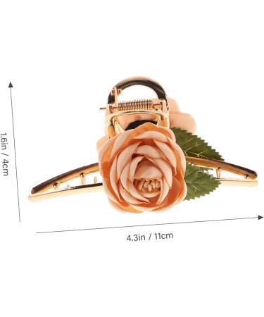 Hairpin Hair Barrettes for Big Claw Clips for Thick Hair Flower Decor Big Hair Claw Clips Claw Hair Clips Extra Large Claw Clip Hair Clips for Girl Alloy Miss Flower Girl - Buy Online on GoSupps.com