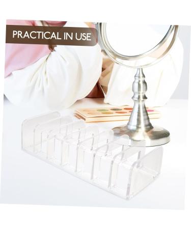 NOLITOY Eye Shadow Storage Box Toiletry Holder Acrylic Vanity Makeup Desk Skincare Desktop Makeup Organizer - Buy Online on GoSupps.com