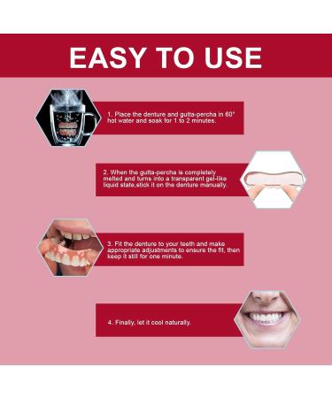 Denture Enhancement Set - Teeth Cosmetic Kit for Smile Beauty Boost Comfortable Material Fake Teeth Natural-Looking Dentures for Daily Use & Confident Grins - Buy Online on GoSupps.com