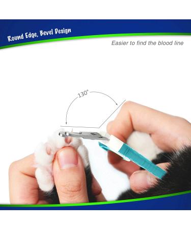 WePet Professional Pet Nail Clippers - Sharp & Safe Claw Trimmer for Cats, Dogs, Puppies, Kittens, Hamsters, Rabbits, Small Animals - White/Blue #06 - Buy Online on GoSupps.com