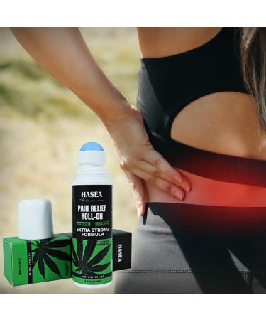 HASEA Active Care Hemp Gel - Muscle & Joint Relief Roll-On | Highly Effective Hemp Oil Formula for Pain Relief - Buy Online on GoSupps.com