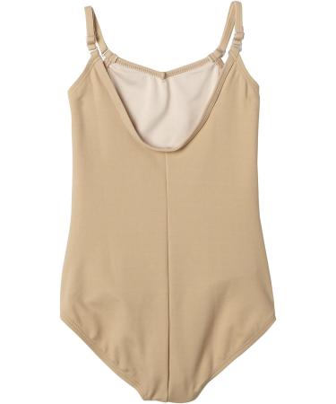 Capezio Girls' Team Basic Camisole Leotard | Adjustable Straps | Big Girls (12-14) | Nude - Buy Online on GoSupps.com