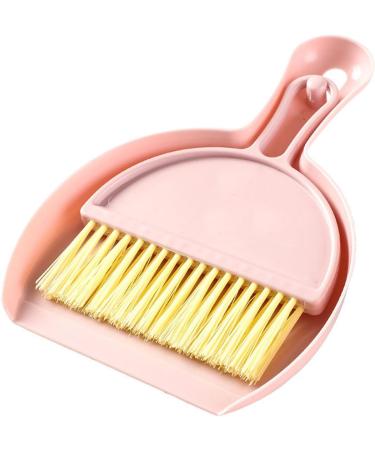 Mini Hand Broom Multifunctional Compact Mini Dustpan Brush Set Sturdy for Office (Pink) - Buy Online on GoSupps.com