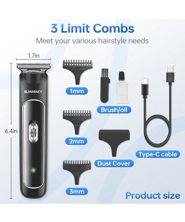 Ultimate Cordless Beard Trimmer for Men | 6300RPM T-Edgers 120 Min Run 3 Combs & Spotlight - International Shipping - Buy Online on GoSupps.com