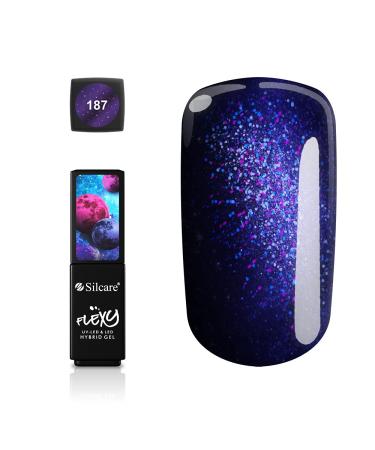 Silcare 187 Soak Off Hybrid UV LED Flexy Gel for Nails - 4.5g | Long-lasting Manicure Solution - International Shipping - Buy Online on GoSupps.com
