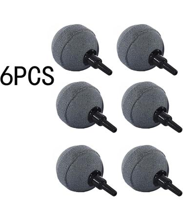 Zasvec Aquarium Air Stones - 6 Pack Oxygen Bubbler Balls for Aquariums & Ponds | 4cm Sparkling Stone for Optimal Aeration - Buy Online on GoSupps.com