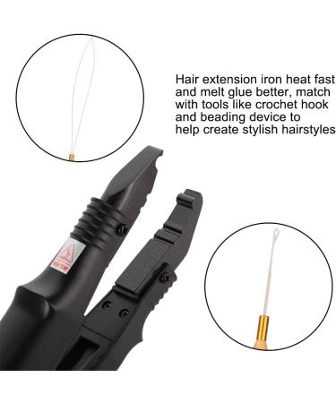 Qinlorgon Nano Professional Hair Connector Set | Non-Marked Hair Extension Iron | European Standard 220V | Best Hair Extension Tools - Buy Online on GoSupps.com