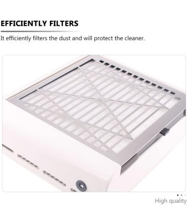 POPETPOP 7 Pcs Nail Filter Professional Nail Cleaner Vacuum Cleaner Handheld Manicure Tools Nail Art Accessory Vacum Cleaner Replacement Practical Filter Plastic Filter Screen High Power 18x17cmx7pcs As Shownx7pcs - Buy Online on GoSupps.com