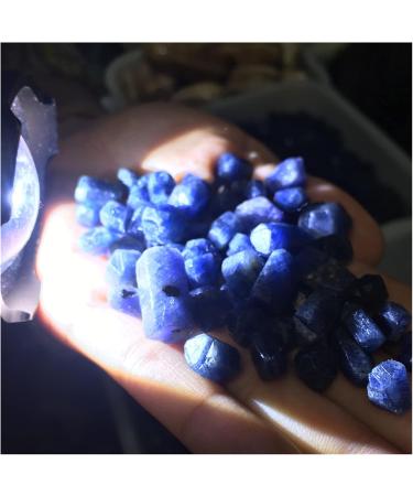 Natural Crystal Rough 50g Natural Stones and Minerals Blue Corundum Reiki Healing Sapphire Rough Gemstone Sample for Manufacture - Buy Online on GoSupps.com