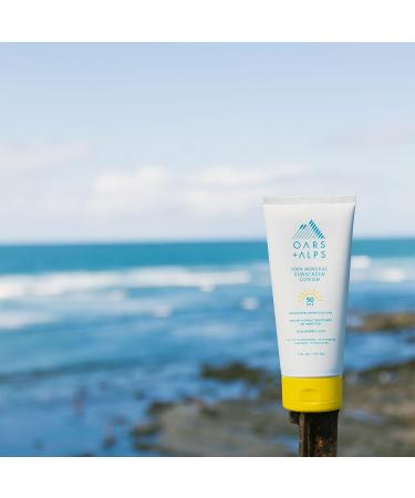 Oars + Alps 100% Mineral SPF 50 Body Lotion - Natural Sun Protection - Buy Online on GoSupps.com