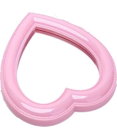 BinaryABC Heart Makeup Mirror - Light Pink | Wall/Desktop Cosmetic Mirror - Buy Online on GoSupps.com