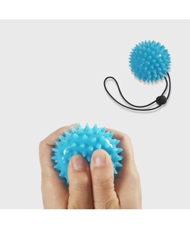 Hand Therapy Ball Set - Silicone Finger Trainer & Stress Relief Grip Balls for Strength Training & Pain Relief (2 Pieces) - Buy Online on GoSupps.com