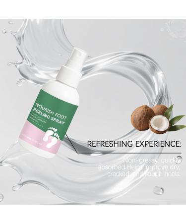Spray Exfoliant Pour Les Pieds Masque Hydratant Instantan Naturel Pour Les Pieds Exfolie En Douceur La Peau Rugueuse Et S Che. (2pcs) 100 g (Lot de 1) - Buy Online on GoSupps.com