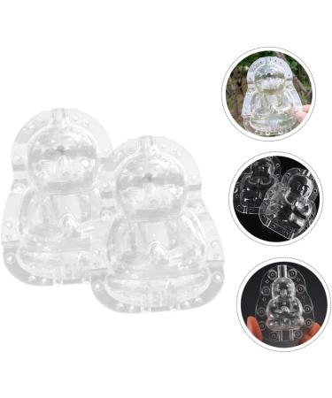 TEHAUX 2pcs Vegetable Shaping Mold Vegetables Tool Fruits Growth Buddha Shaping Mold Pumpkin Multipurpose Transparent 10x7cm - Buy Online on GoSupps.com