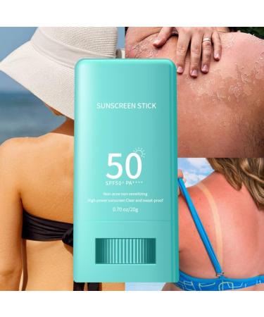 KARLOR Sunscreen Stick SPF50+ Face Sunscreen Stick Body Sunscreen Stick UVA/UVB Radiation Face Sunscreen cream stick UV Protection Sun Protection Refreshing Waterproof (Blue) - Buy Online on GoSupps.com