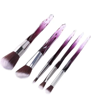 Beifenl Purple Fiber Bright Transparent Crystal Diamond Makeup Brush Blush Foundation Eye Shadow Brush - Buy Online on GoSupps.com