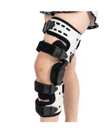 JHONE OA Unloader Knee Brace Medial or Lateral Unloader Knee Brace for Arthritis Pain Osteoarthritis Cartilage Defect Repair Avascular Necrosis Bone on Bone Knee Joint Pain and Degeneration Right