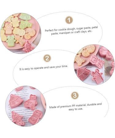 GRIRIW Elephant 1 Biscuit Mold Bunny Cookies Cakesicles Mold Bunny Stencil Rabbit Candy Biscuits Mold Metal 3D Fried Animal 7.6x5cm Pink - Buy Online on GoSupps.com