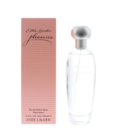 Pleasures By Estee Lauder For Women. Eau De Parfum Spray 3.4 Ounces 3.4 Fl Oz (Pack of 1) Eau De Parfum Spray