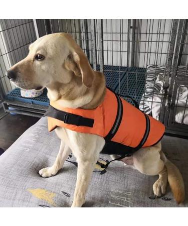Buy Dog Life Jacket - Safety Coat & Swimming Vest for Small & Big Dogs - XS Orange - Buy Online on GoSupps.com