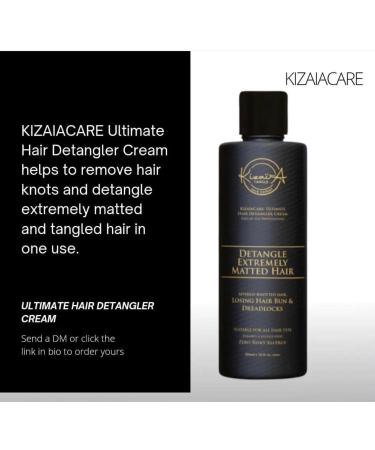 KizaiaCare Ultimate Matted Hair Remover Detangler - Painlessly Untangle Extremely Matted Hair, Dreadlocks, Extensions, Braids, Twists - For Depression Matted Hair - Buy Online on GoSupps.com