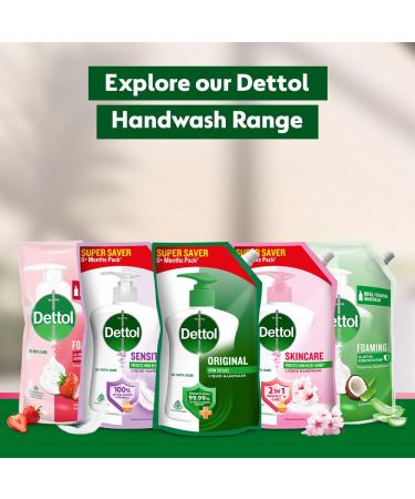 Dettol Skincare Liquid Handwash | 875ml (29.59 Fl Oz) | Pack of 2 - Buy Online on GoSupps.com