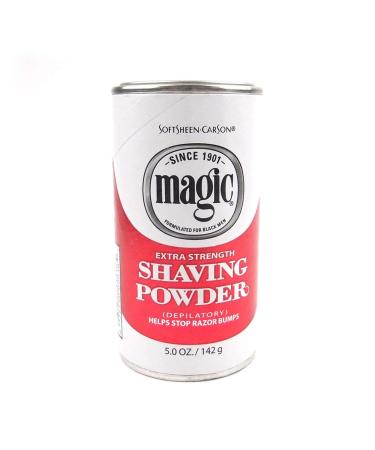 Magic Shaving Powder Extra Strength by Soft Sheen Carson for Men - 5 oz Shave Powder