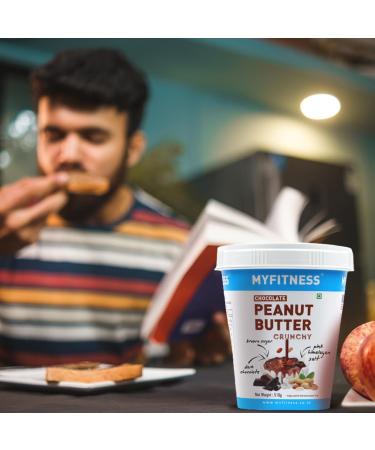  MYFITNESS MYFITNESS Peanut Butter Chocolate Crunchy Non-GMO Gluten-Free No Preservative All Natural Ingredient High Protein Made with American Recipe 1.25 kg - Buy Online on GoSupps.com