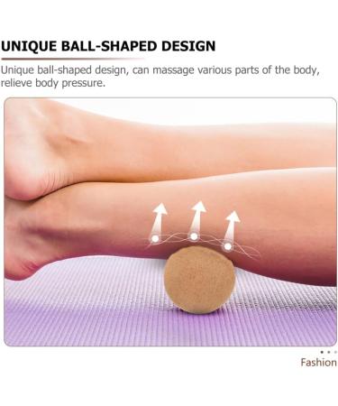 Kisangel Cork Massage Ball - Deep Tissue Myofascia & Foot Massage Device for Plantar Fasciitis & Yoga Relief - Buy Online on GoSupps.com